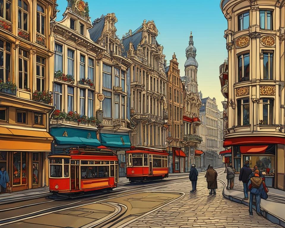 Brusselse Nostalgie: Art Nouveau en Ambiance