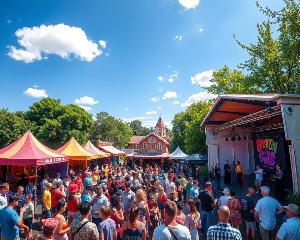 Theaterfestival vol creatieve voorstellingen in de buitenlucht