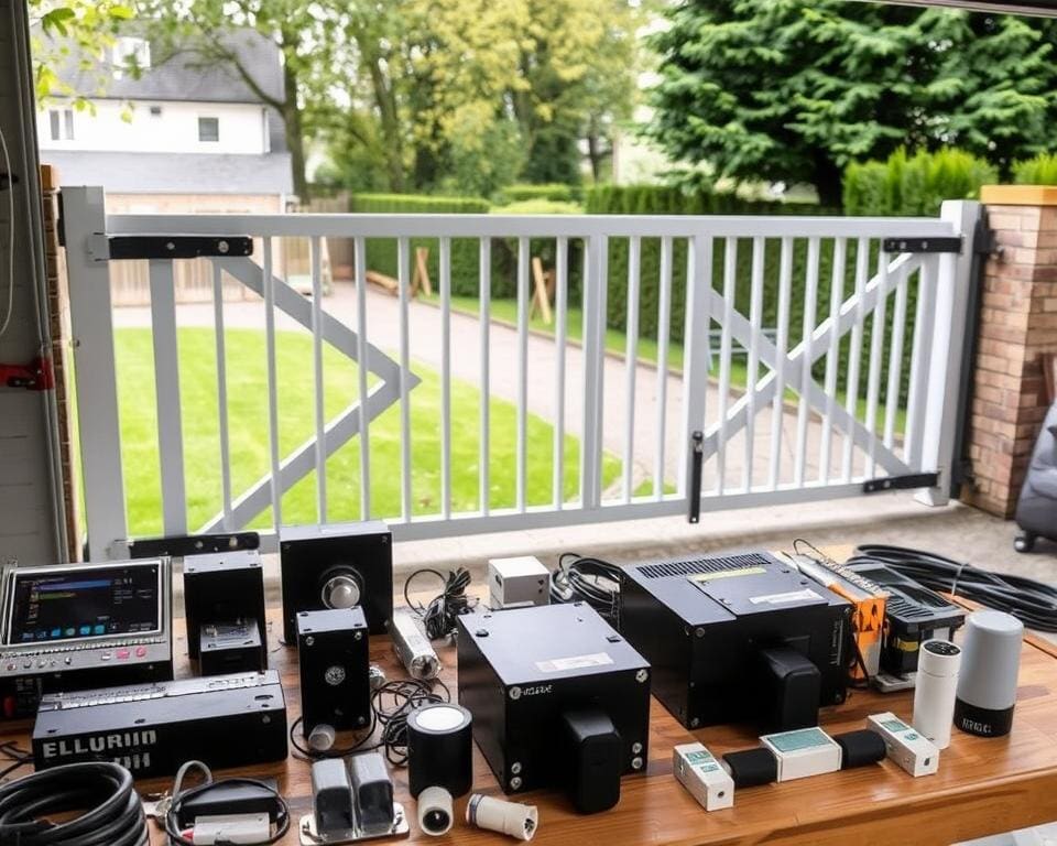 Benodigdheden installatie draaipoort