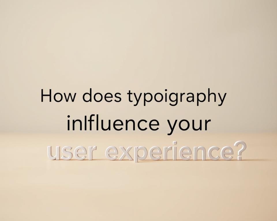 Hoe beïnvloedt typografie je gebruikerservaring?