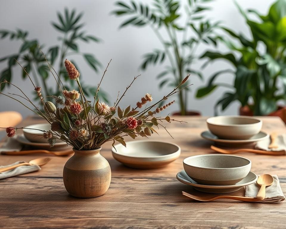 Wat zijn eco-vriendelijke keuzes voor tafeldecoratie?