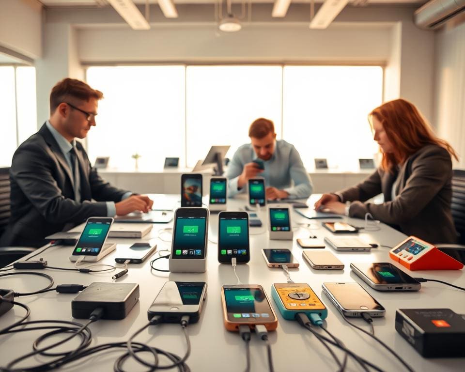 Batterijduur test smartphones