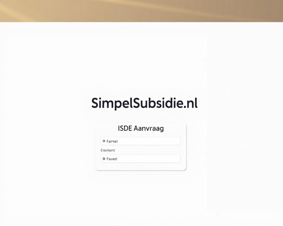 SimpelSubsidie.nl ISDE aanvraag hulp