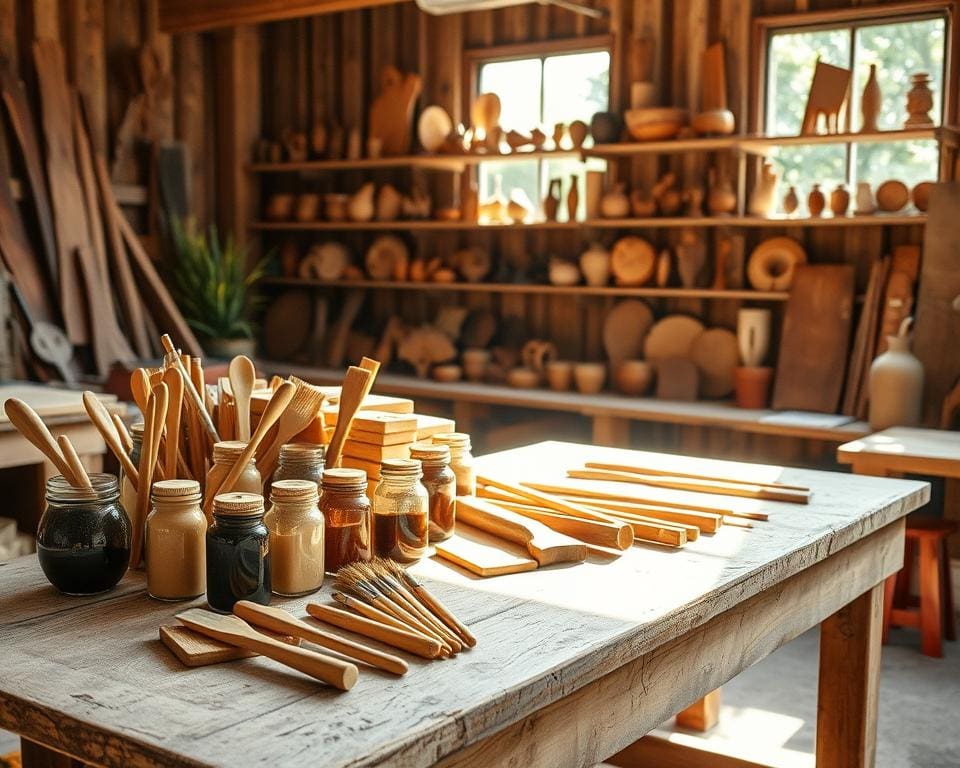 Wat zijn natuurlijke verfproducten voor hout?