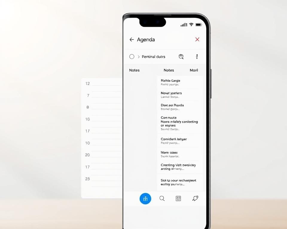 agenda app met notities