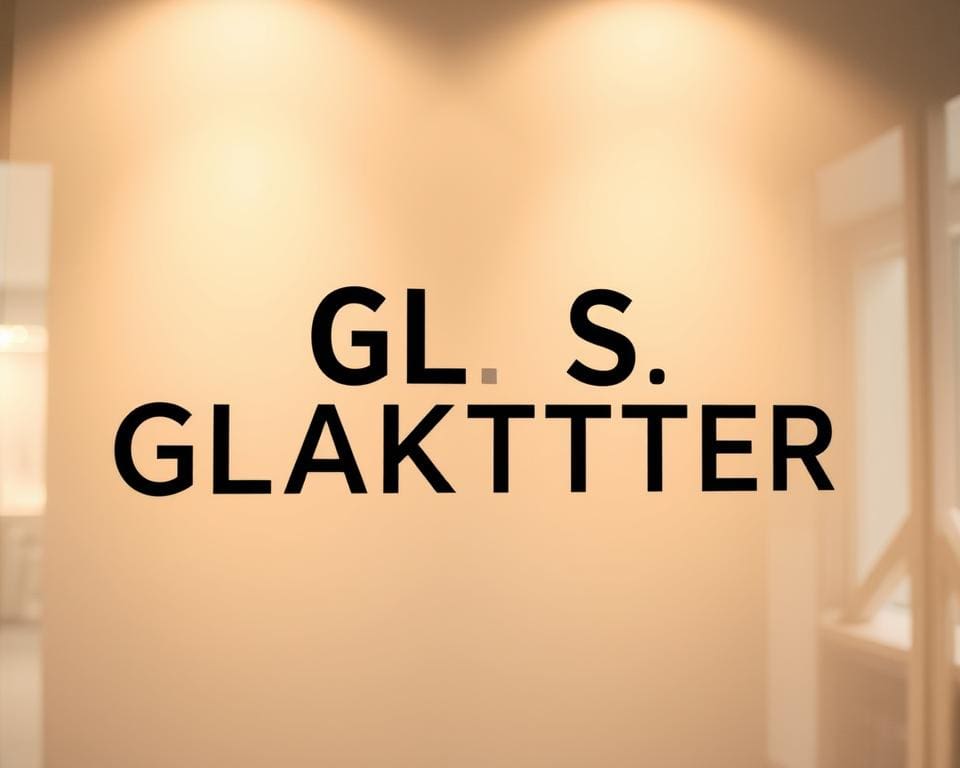 Kan ik plakletters combineren met glasfolie?