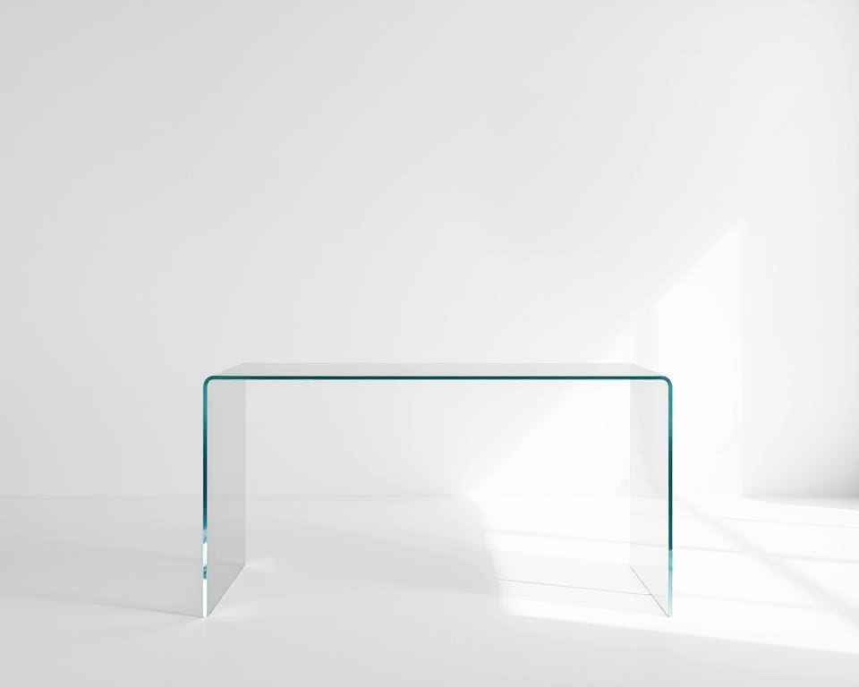 bureau met transparante prijzen