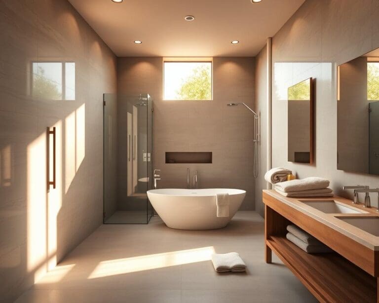 Een inloopdouche die comfort en luxe combineert