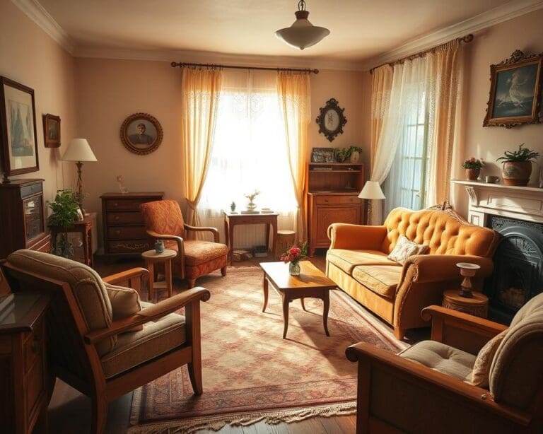 Inspiratie: een vleugje vintage in je woonkamer