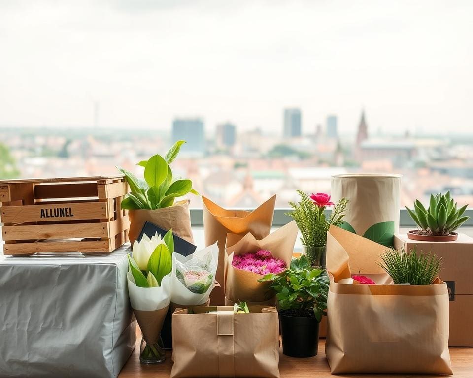 Milieuvriendelijke verpakkingen voor bloemen bezorgen Utrecht