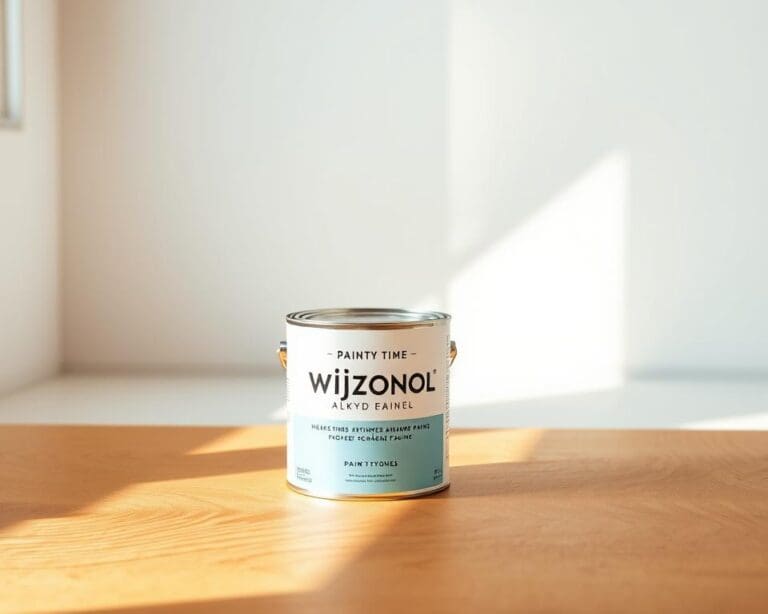 Welke droogtijd moet je aanhouden bij Wijzonol lakverf?