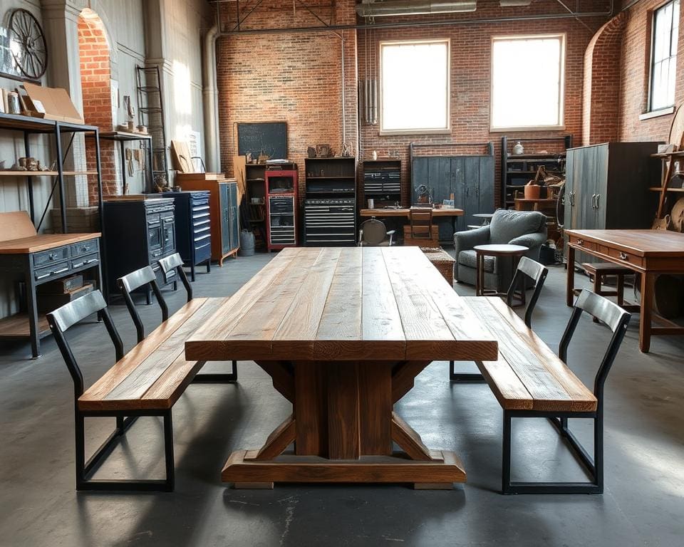 industriële meubels stijlen