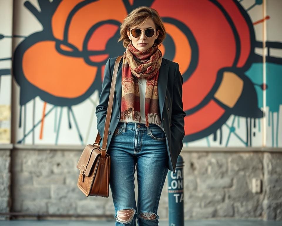 vintage combineren met moderne mode