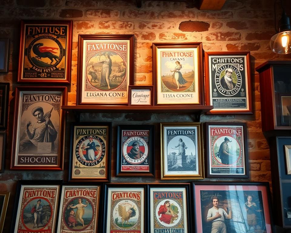 Vintage posters en kunst voor aan de muur
