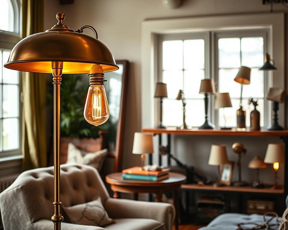combineren vintage verlichting
