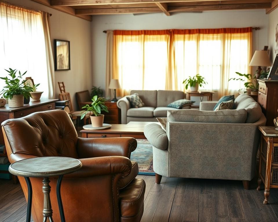 Hoe richt je een huis in met tweedehands stijl?