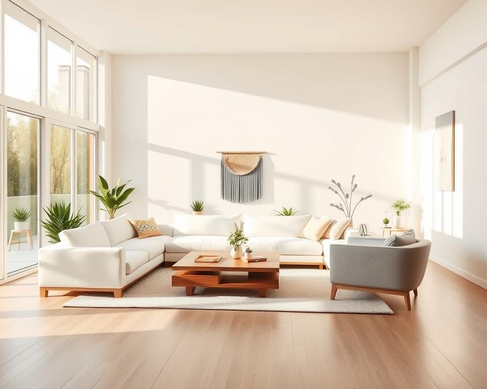 Hoe richt je een moderne woonkamer in?