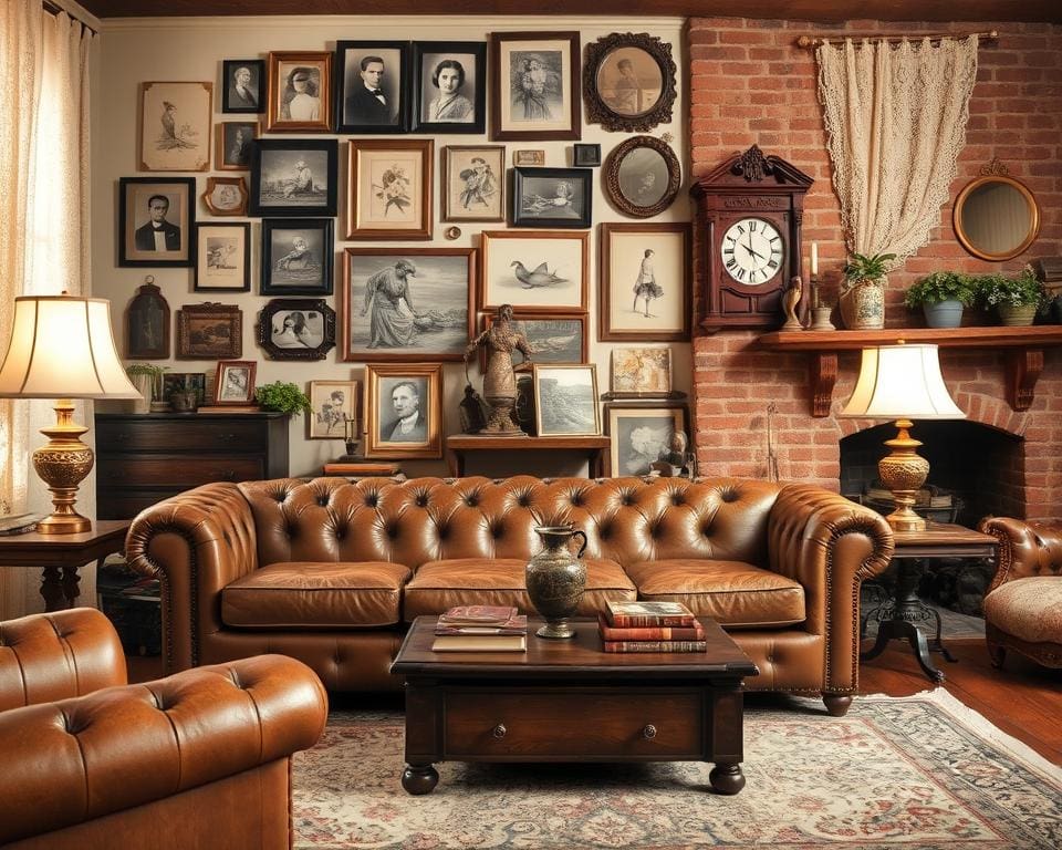 Hoe richt je je woonkamer in met vintage decoratie?