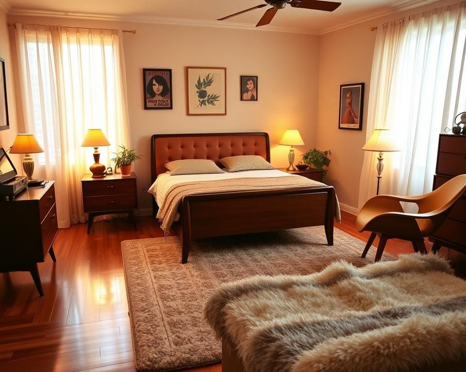 Hoe stijl je een retro slaapkamer?