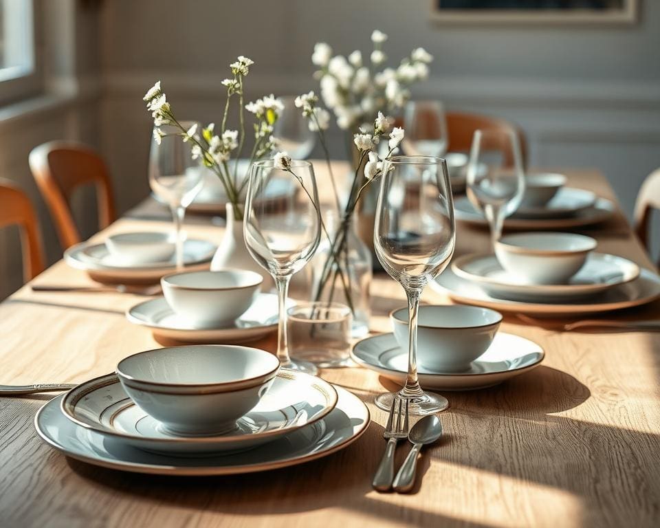 Hoe combineer je oud servies met modern design?