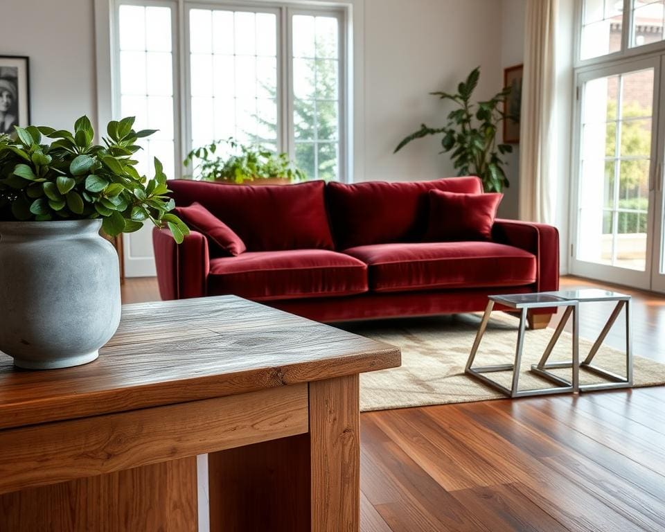 Hoe combineer je oude meubels met nieuwe materialen?