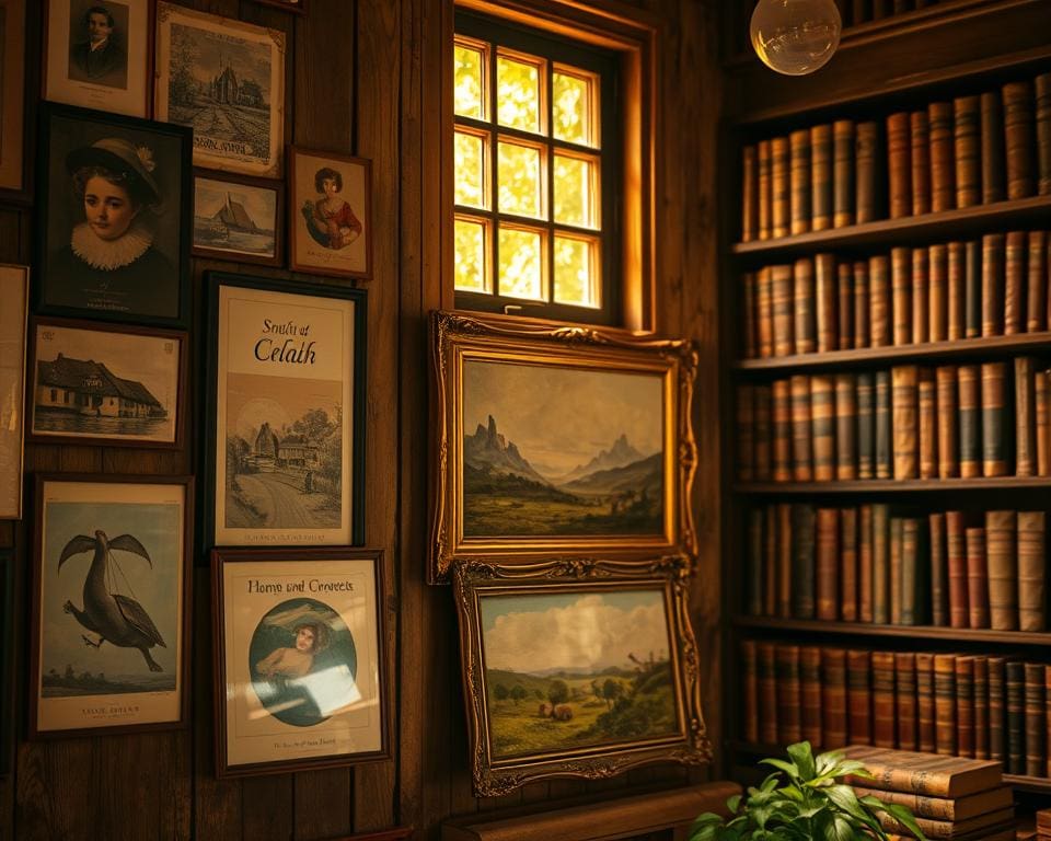 Hoe creëer je sfeer met oude kunst en posters?