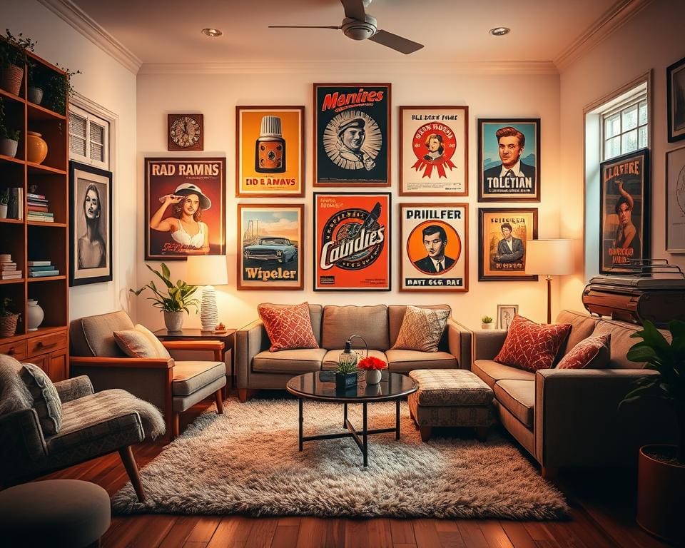Hoe gebruik je retro posters in je interieur?