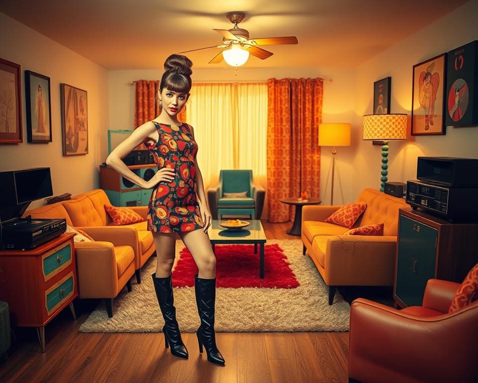 Hoe kleed je je in authentieke jaren 60-stijl?