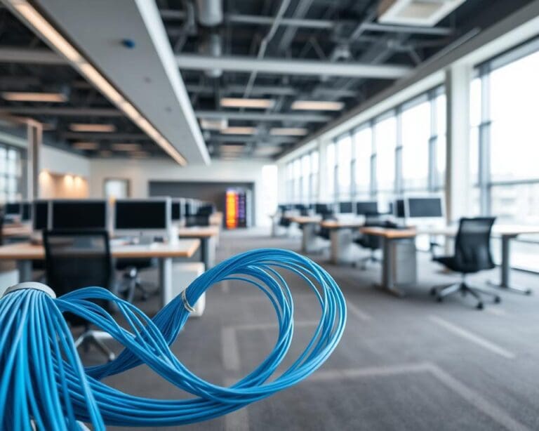 Hoe werkt glasvezelbekabeling in bedrijven?