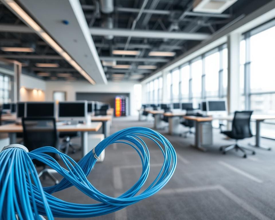 Hoe werkt glasvezelbekabeling in bedrijven?