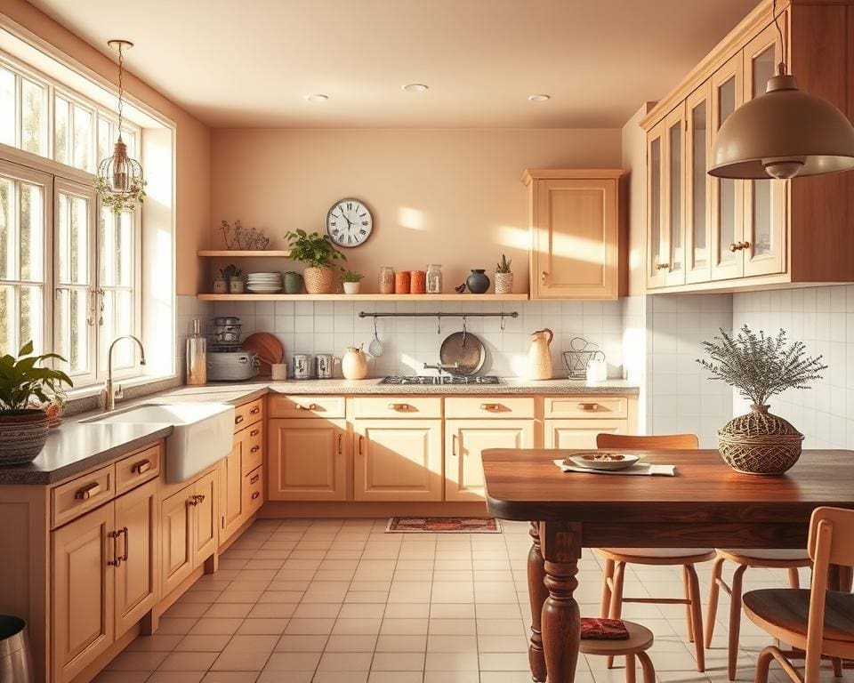 Wat zijn de mooiste kleuren voor een retro keuken?