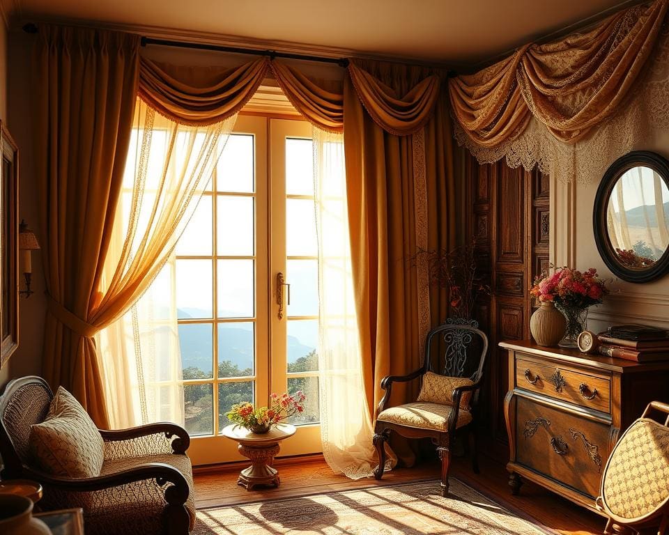 Wat zijn de mooiste stoffen voor vintage gordijnen?