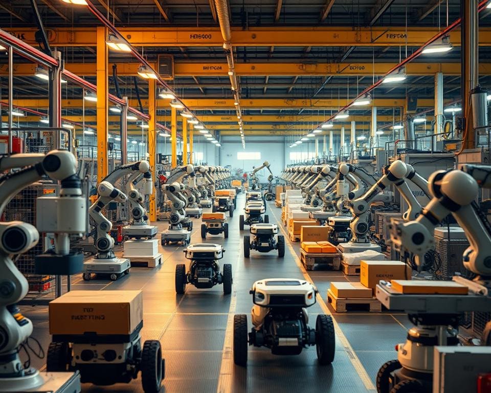 Welke robots ondersteunen fabrieksproductie?