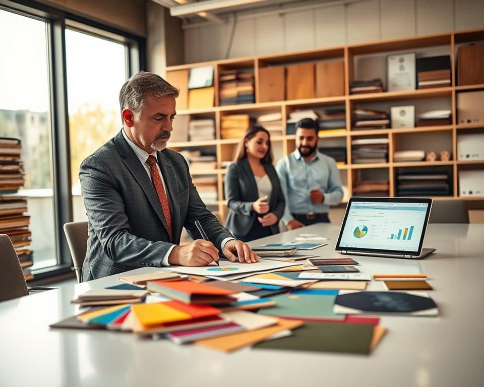 Hoe helpt een inkoopmanager bij materiaalkeuze?