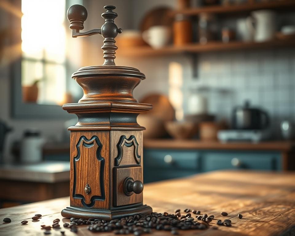 Waarom blijft een retro koffiemolen geliefd?