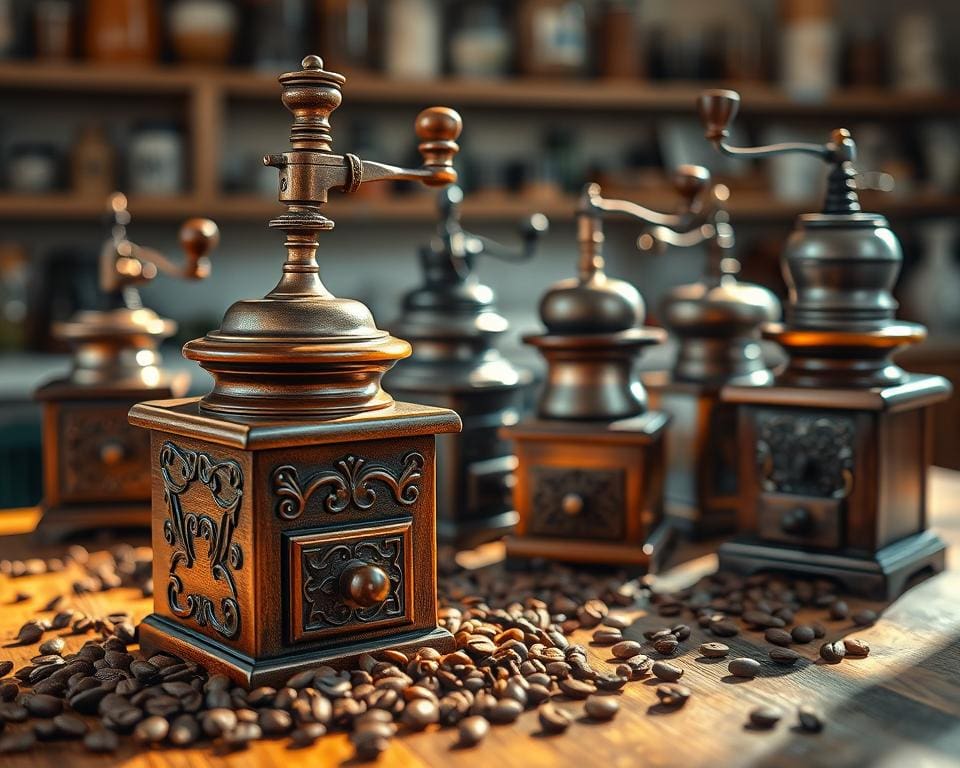 Waarom zijn oude koffiemolens decoratief én functioneel?