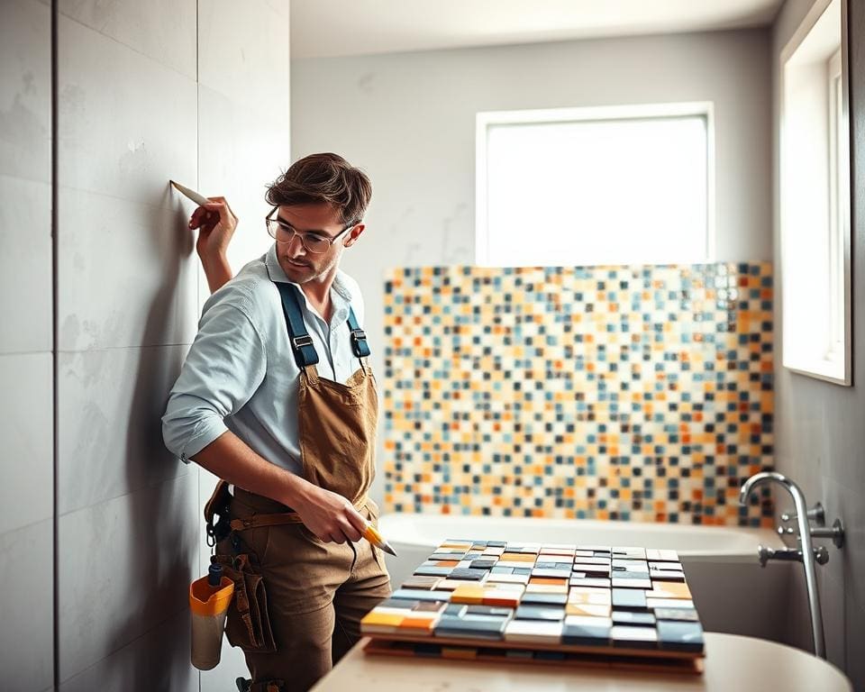 Wat doet een tegelzetter bij badkamerprojecten?