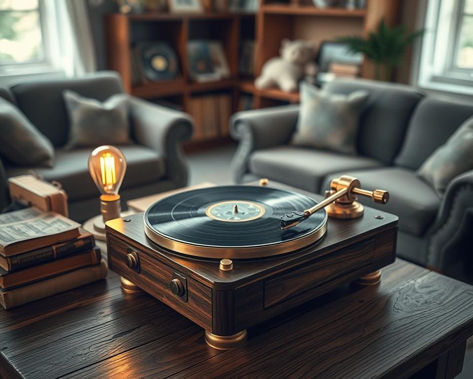 Wat is de charme van een vintage platenspeler?