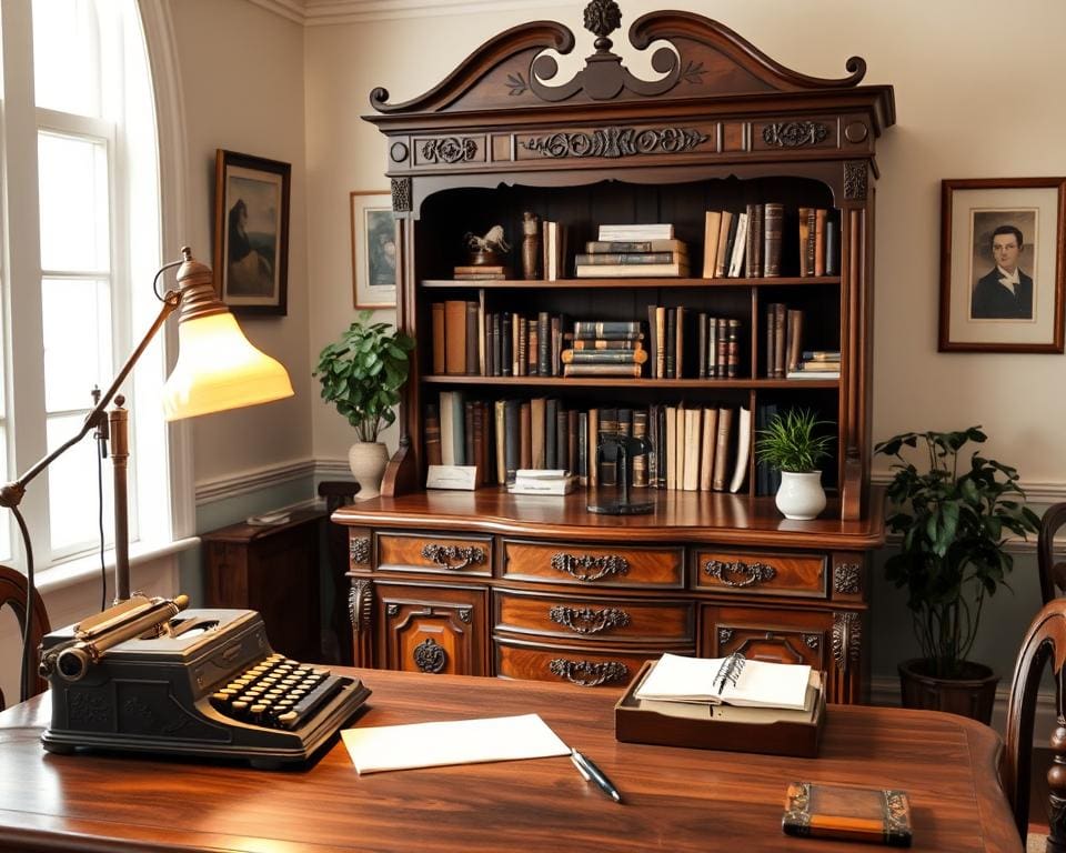 Wat maakt een vintage bureau geschikt voor thuiswerken?