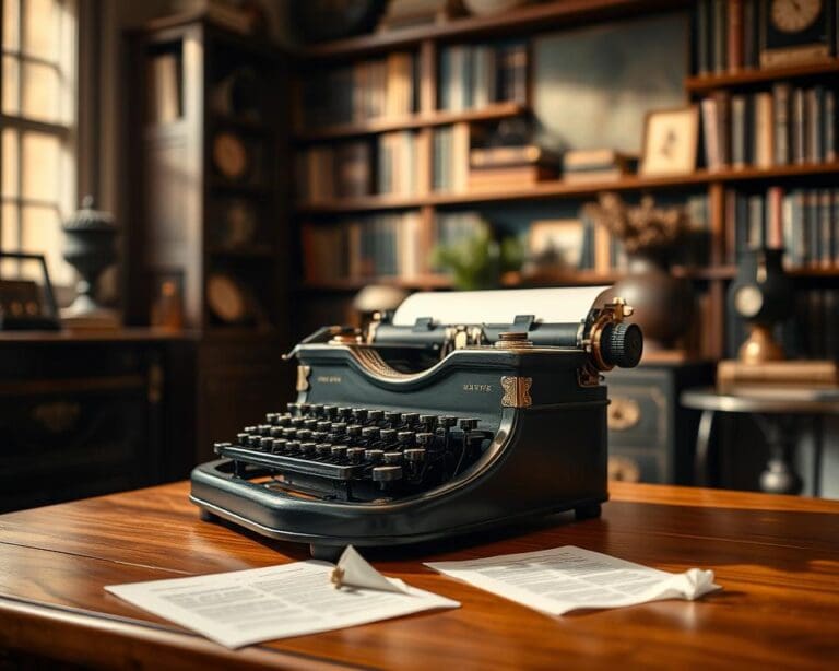 Wat maakt een vintage typemachine zo decoratief?