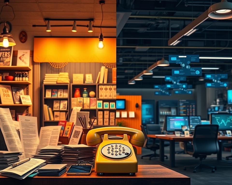 Hoe combineer je vintage en moderne marketing?