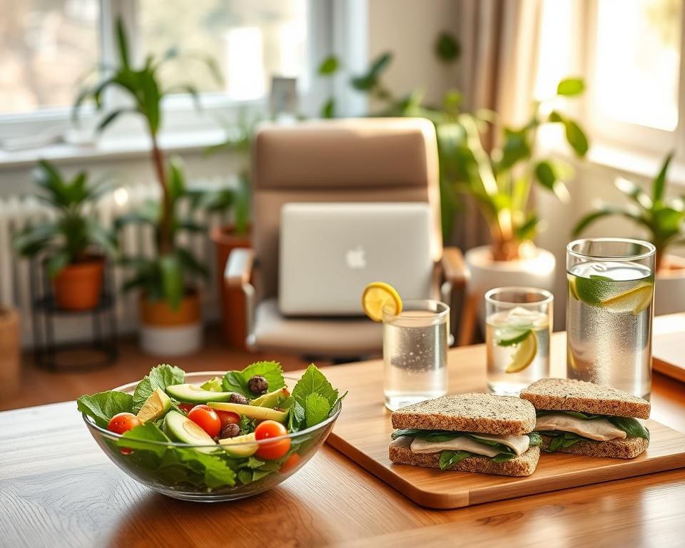 Wat zijn gezonde lunchrecepten voor thuiswerkers?