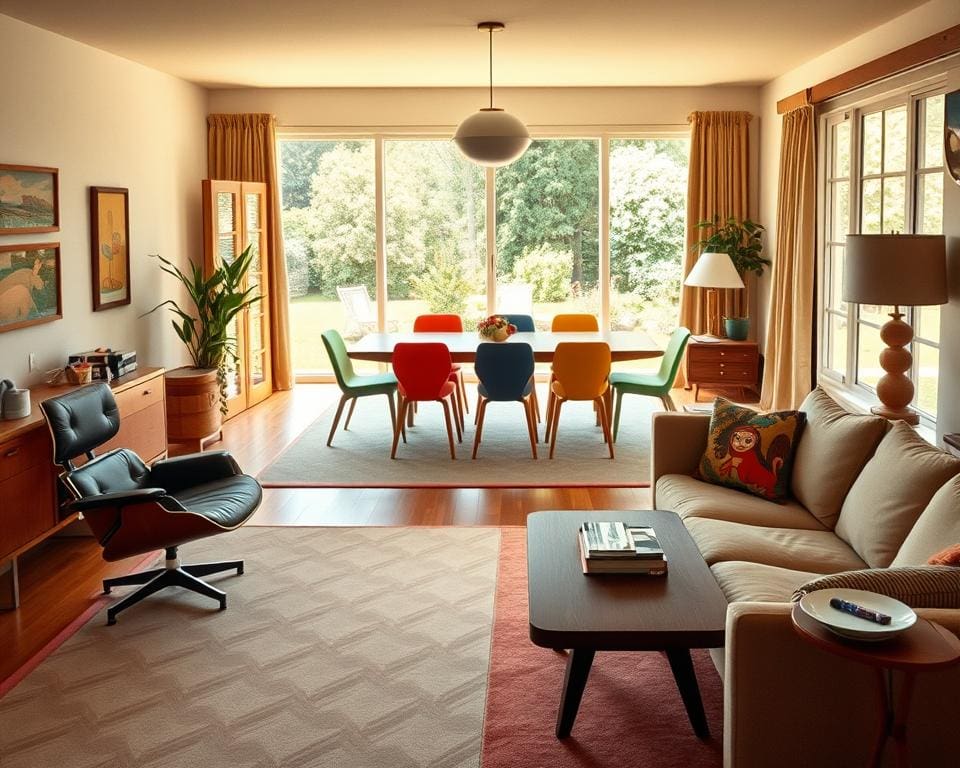 Wat zijn iconische woonstijlen uit de jaren 50 en 70?