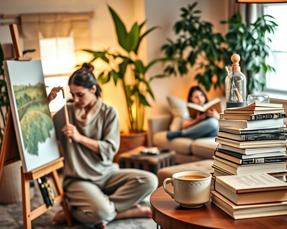 Wat zijn ontspannende hobby’s voor thuis?