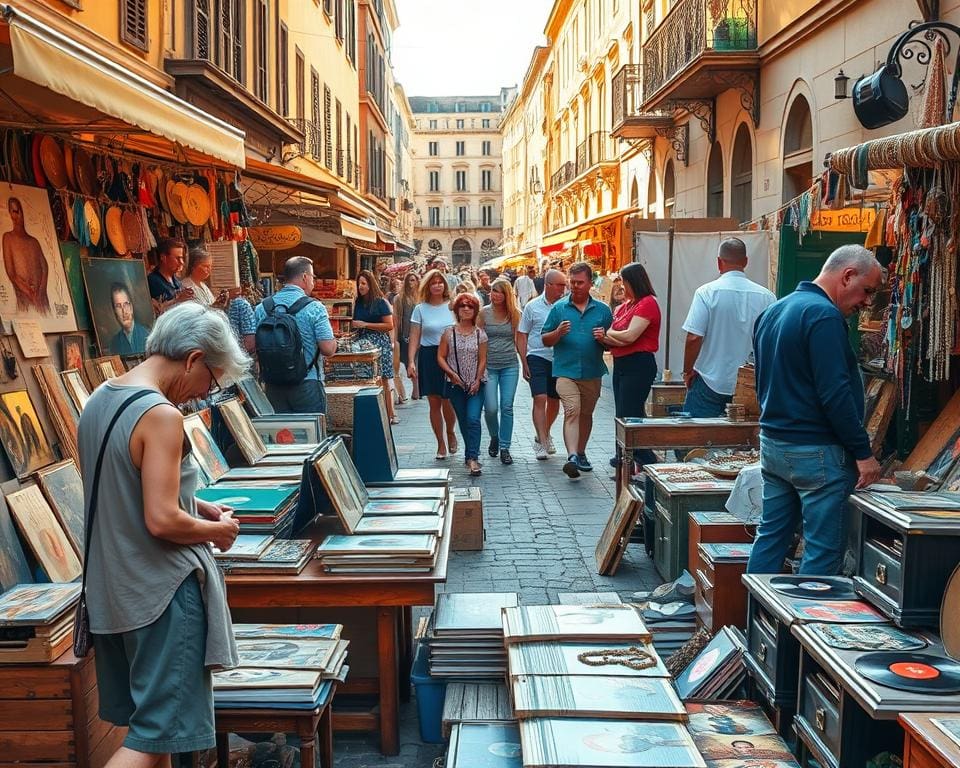 Wat zijn populaire vintage markten?