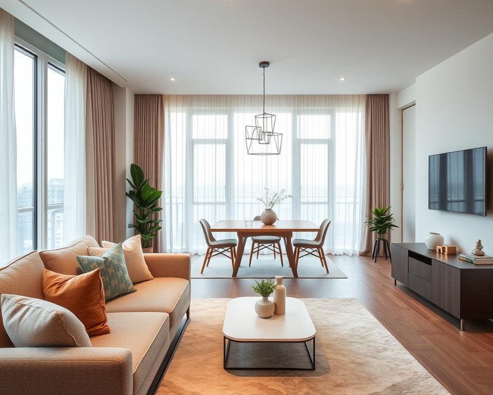 Wat zijn populaire woontrends voor appartementen?