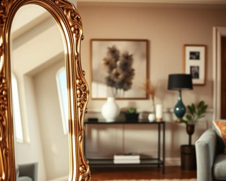 Hoe combineer je een vintage spiegel met modern design?