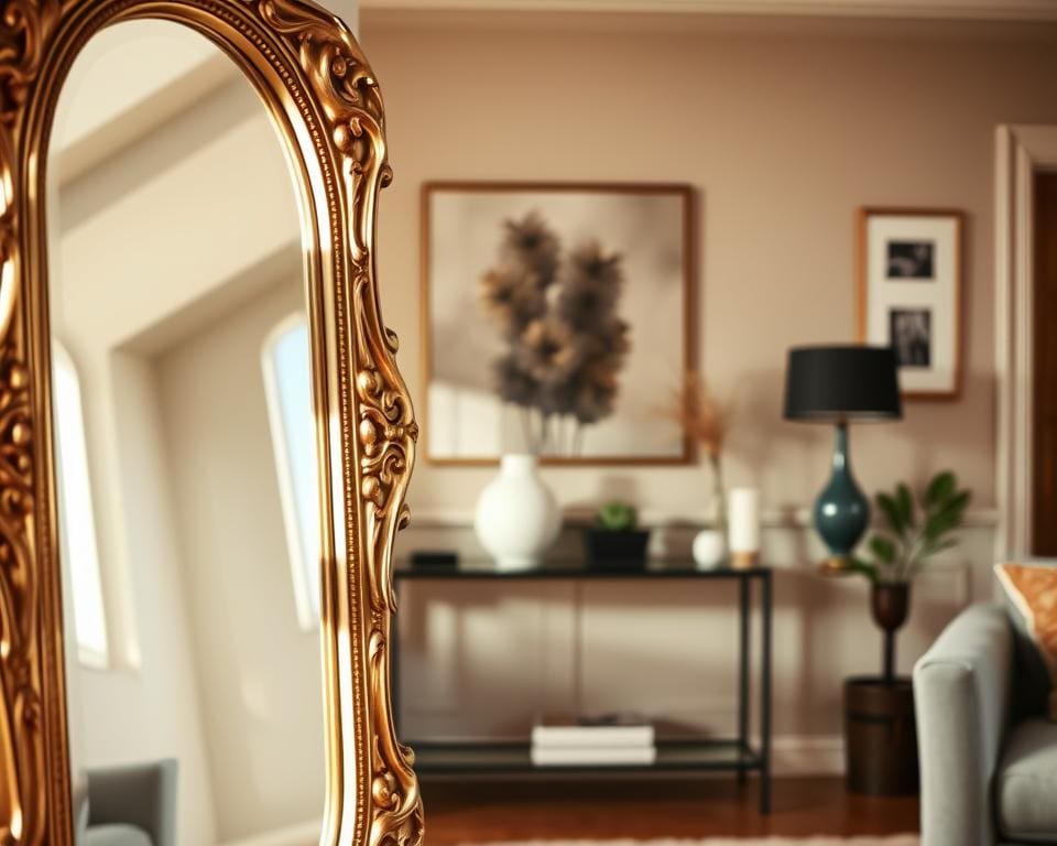 Hoe combineer je een vintage spiegel met modern design?