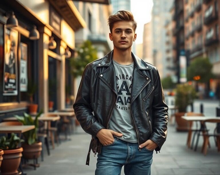 Hoe stijl je een tweedehands leren jas?