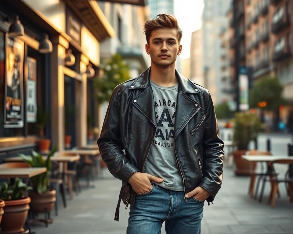 Hoe stijl je een tweedehands leren jas?